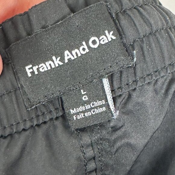 Frank and Oak Black Athletic Shorts Size Large Running Athletic Performance L - Picture 3 of 14